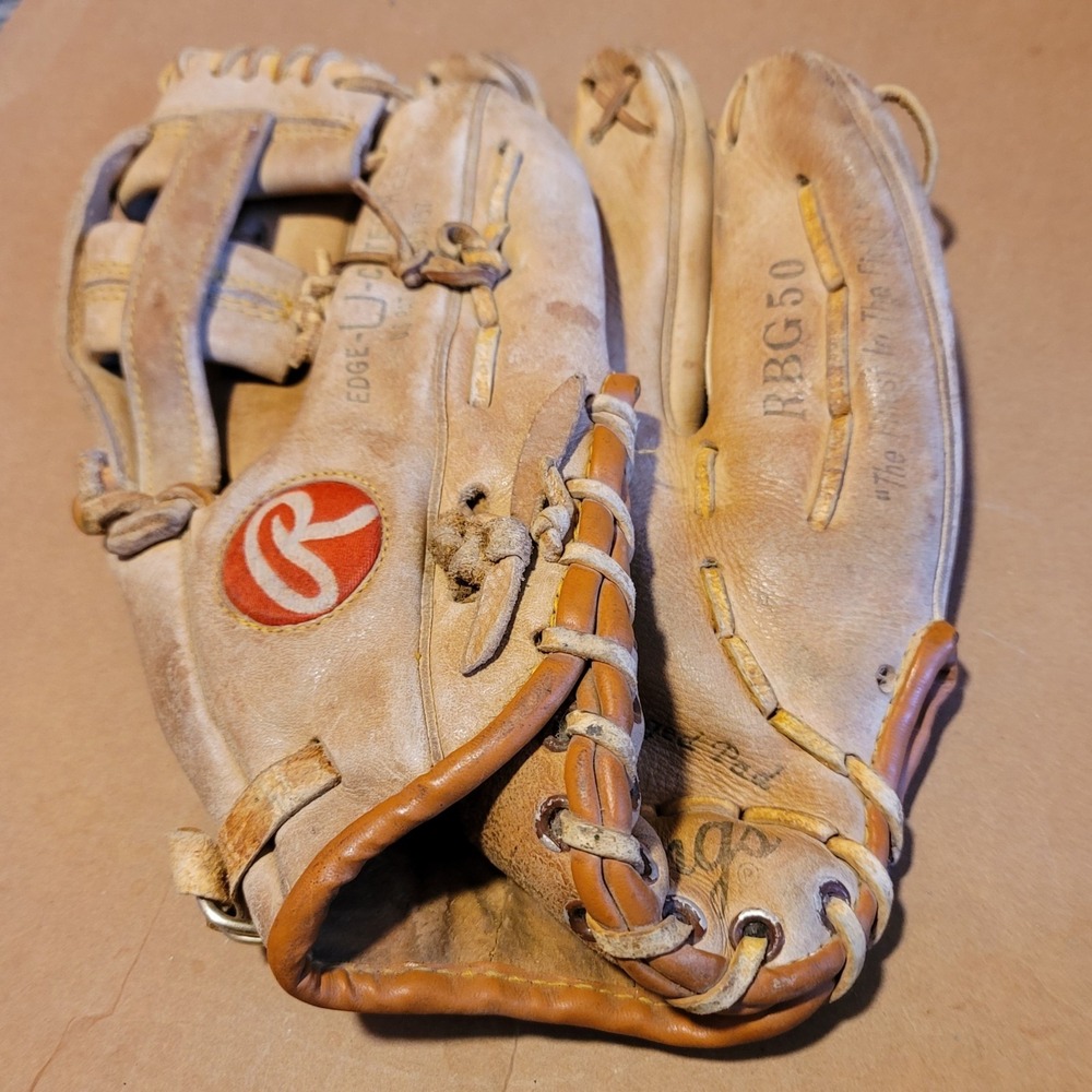 Vintage Rawlings RBG50 Ozzie Smith Fastback Baseball Glove Right Handed